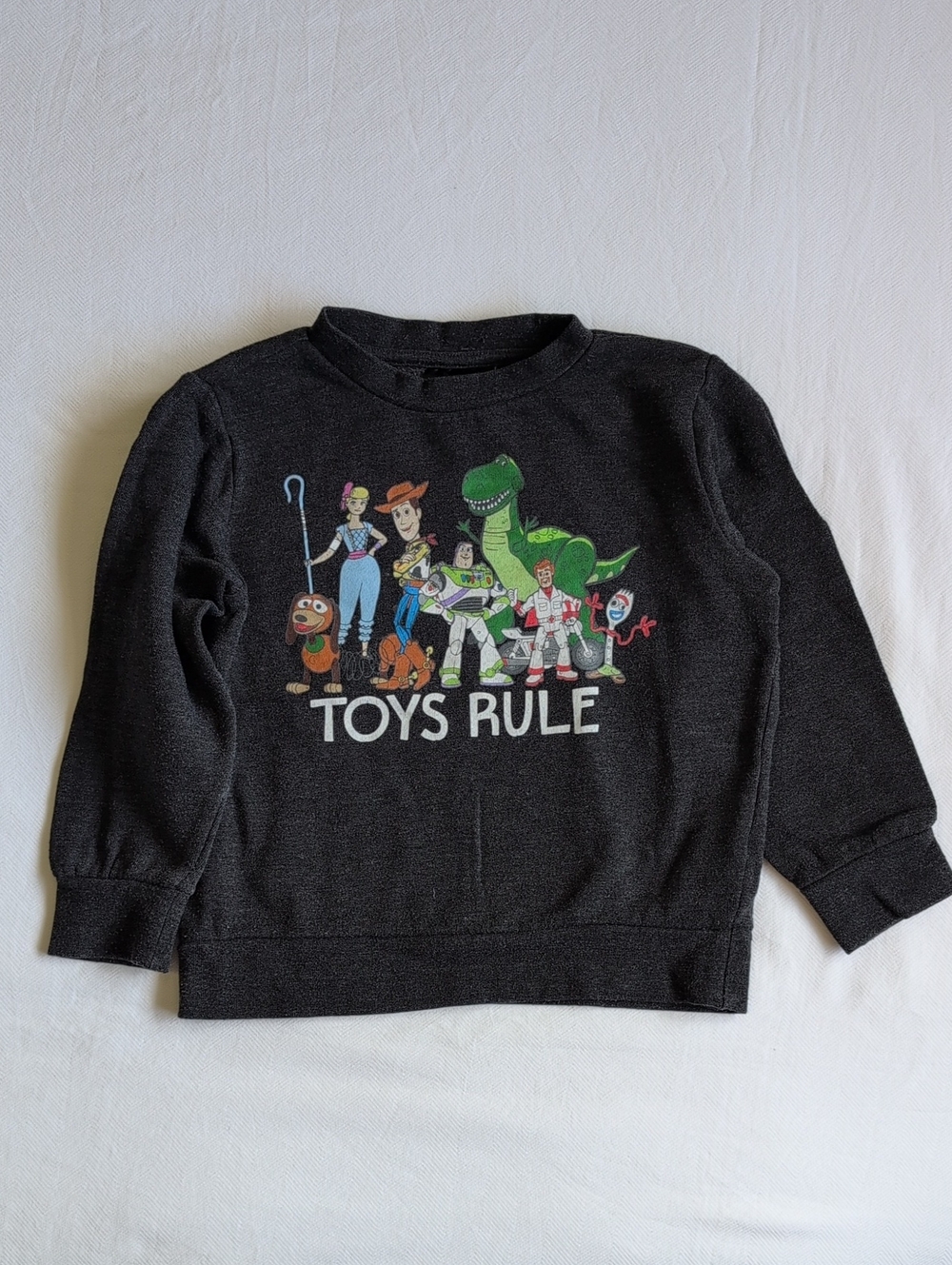 Disney Pixar Toy Story 4 Crewneck Fleece Sweatshirt Toys Rule 3T
